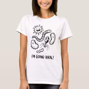 Cute Microbe Germ Virus Biology Teacher Humor Scie T-Shirt