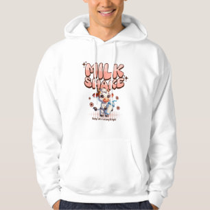 Cute Milkshake Lover Little Calf Frozen Joghurt Ba Hoodie