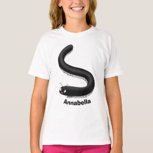 Cute millipede cartoon illustration T-Shirt