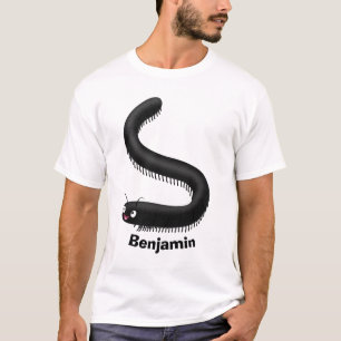 Cute millipede cartoon illustration T-Shirt