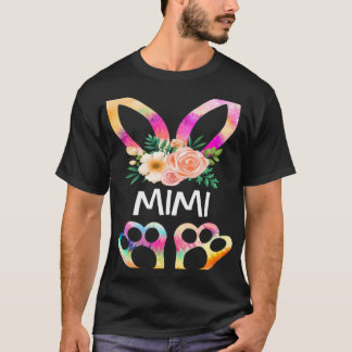 Cute Mimi Bunny Tie Dye Print  Family Easter Day M T-Shirt