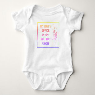 Cute Mini Arborist Slogan Baby Bodysuit