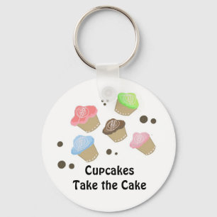 Cute Mini Cupcakes Key Ring
