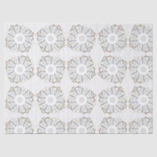 Cute Mini Floral Wreath Tissue Paper
