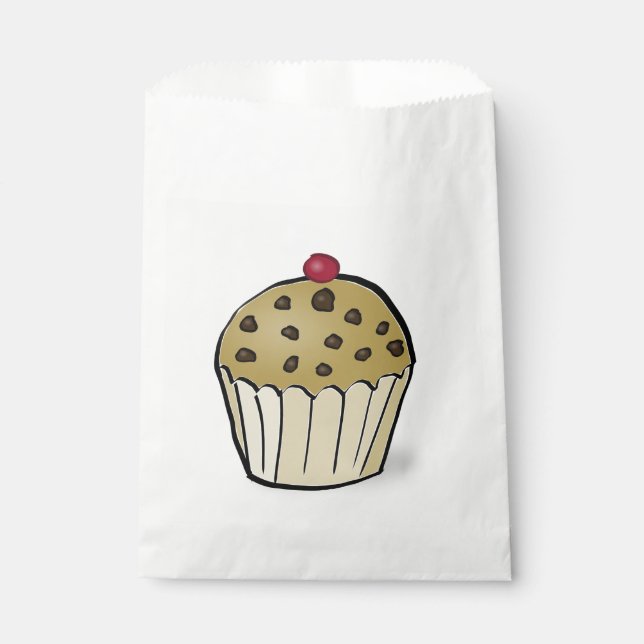Cute Mini Muffin Favour Bags (Front)