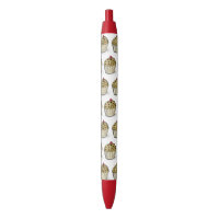 Cute Mini Muffin Pattern Black Ink Pen