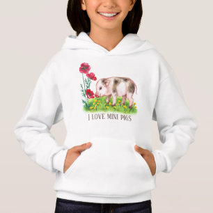 cute mini pig lovers add text