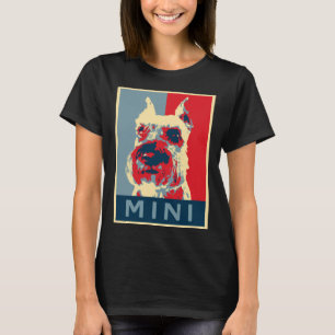 Cute Miniature Schnauzer Election T-Shirt