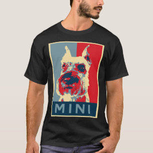 Cute Miniature Schnauzer Election T-Shirt