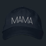 Cute Minimalist Mama Embroidered Hat<br><div class="desc">We are always adding new designs daily!</div>