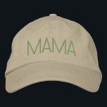Cute Minimalist Mama Neutral Embroidered Hat<br><div class="desc">We are always adding new designs daily!</div>