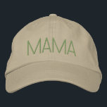 Cute Minimalist Mama Neutral Embroidered Hat<br><div class="desc">We are always adding new designs daily!</div>