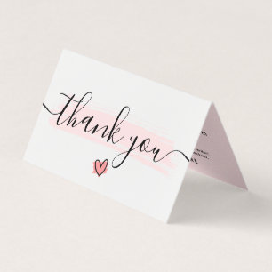 Cute Minimalist Photographer Camera Thank You Card