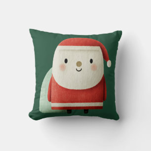 Cute Minimalist Santa Claus Cushion