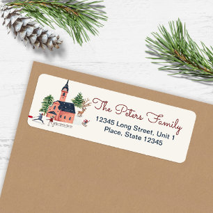 Cute Minimalistic Nordic Winter Village Christmas