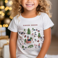 Cute Minimalistic Nordic Winter Village Christmas