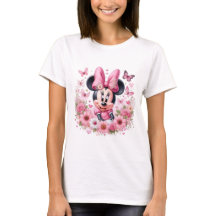 Cute Minnie Mouse Graphic T-Shirt