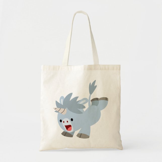 Cute Mischievous Cartoon Baby Unicorn Bag (Front)