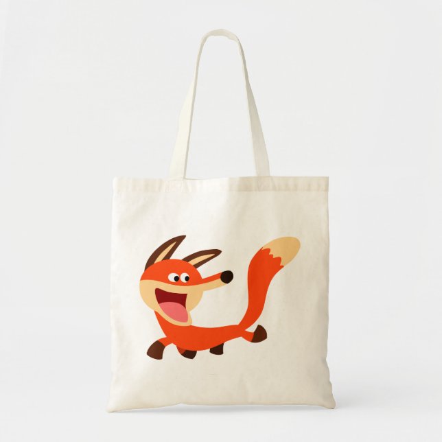 Cute Mischievous Cartoon Fox Bag (Front)