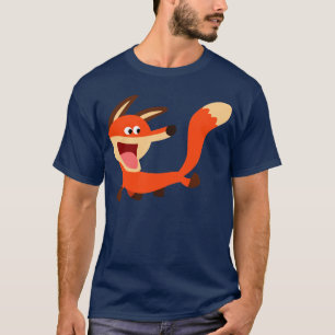 Cute Mischievous Cartoon Fox T-Shirt