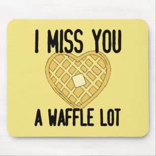 Cute Missing Someone Quotes I Miss You a WaffleLot Mouse Mat