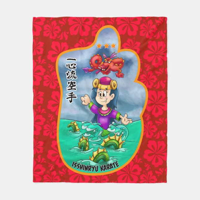 Cute Mitzu Gami (Isshinryu) blanket (Front)