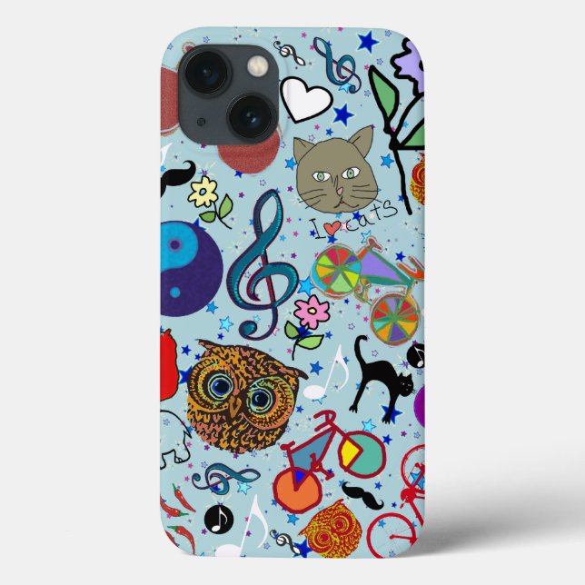 cute mixed images & stars girly Case-Mate iPhone case (Back)