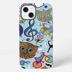 cute mixed images & stars girly iPhone 13 case