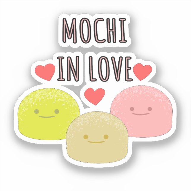 Cute Mochi Cartoon Drawings (Front)
