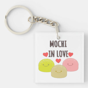 Cute Mochi Cartoon Drawings Key Ring