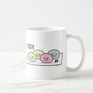 Cute Mochi ice cream rice cake Japanese green tea Coffee Mug