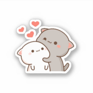 Cute Mochi Peach Cat