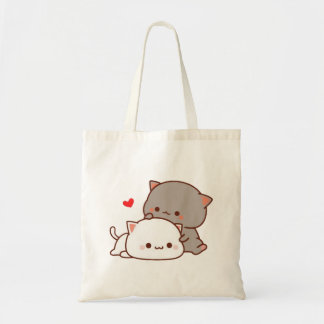 cute mochi peach cat T-Shirt Tote Bag