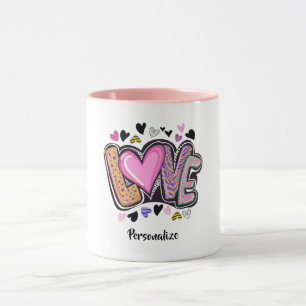 Cute Modern Artsy LOVE – Valentine’s Day Mug