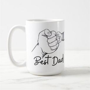 Cute Modern Best Dad Coffee Mug