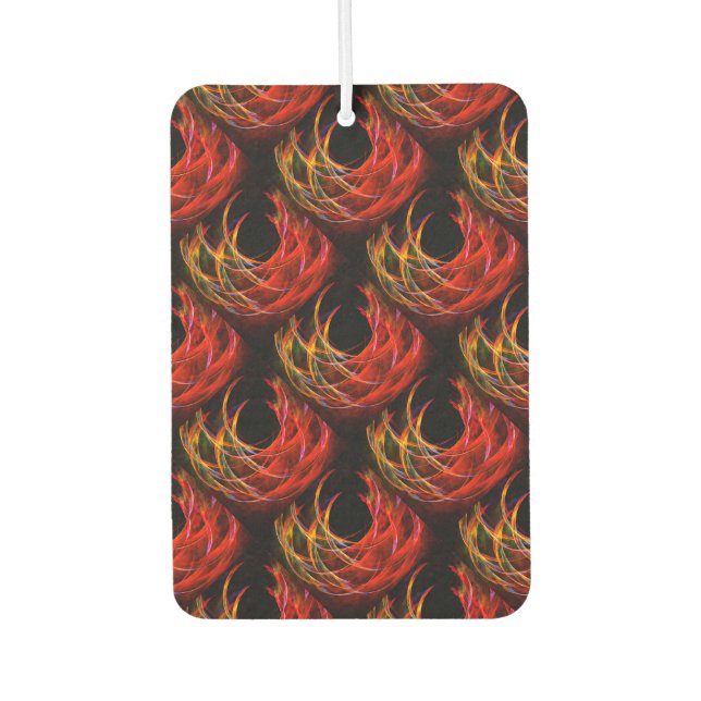 Cute Modern Boho Elegant Abstract Art Pattern #503 Car Air Freshener (Front)