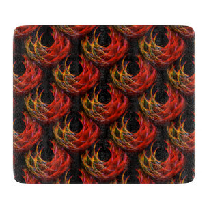 Cute Modern Boho Elegant Abstract Art Pattern #503 Cutting Board
