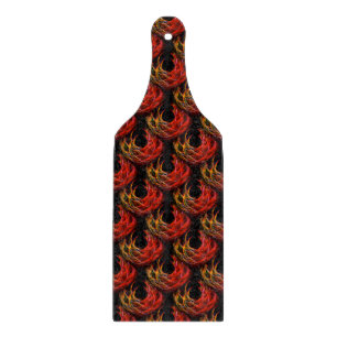 Cute Modern Boho Elegant Abstract Art Pattern #503 Cutting Board
