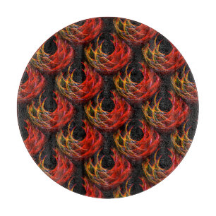 Cute Modern Boho Elegant Abstract Art Pattern #503 Cutting Board