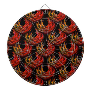 Cute Modern Boho Elegant Abstract Art Pattern #503 Dartboard