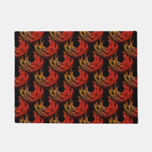 Cute Modern Boho Elegant Abstract Art Pattern #503 Doormat