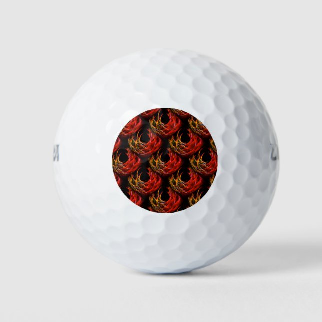 Cute Modern Boho Elegant Abstract Art Pattern #503 Golf Balls (Front)