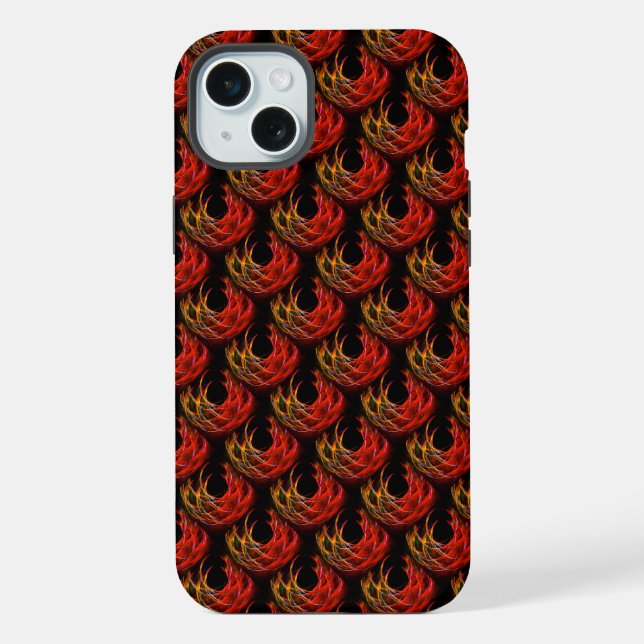 Cute Modern Boho Elegant Abstract Art Pattern #503 iPhone Case (Back)