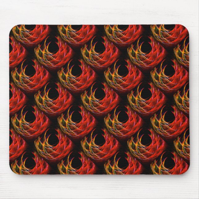 Cute Modern Boho Elegant Abstract Art Pattern #503 Mouse Mat (Front)