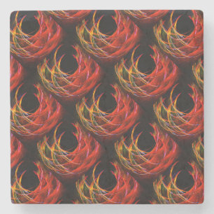 Cute Modern Boho Elegant Abstract Art Pattern #503 Stone Coaster