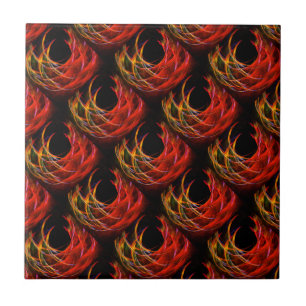 Cute Modern Boho Elegant Abstract Art Pattern #503 Tile