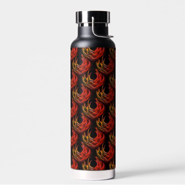 Cute Modern Boho Elegant Abstract Art Pattern #503 Water Bottle (Left)