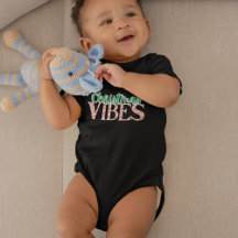 Cute Modern Candy Cane Christmas Baby