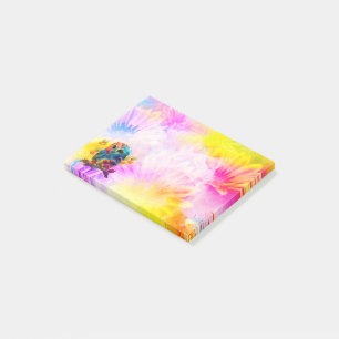 Cute Modern Colorful Owl With Pastel Background Post-it Notes