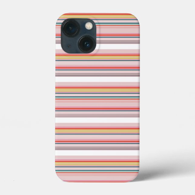 Cute modern colourful stripes Case-Mate iPhone case (Back)